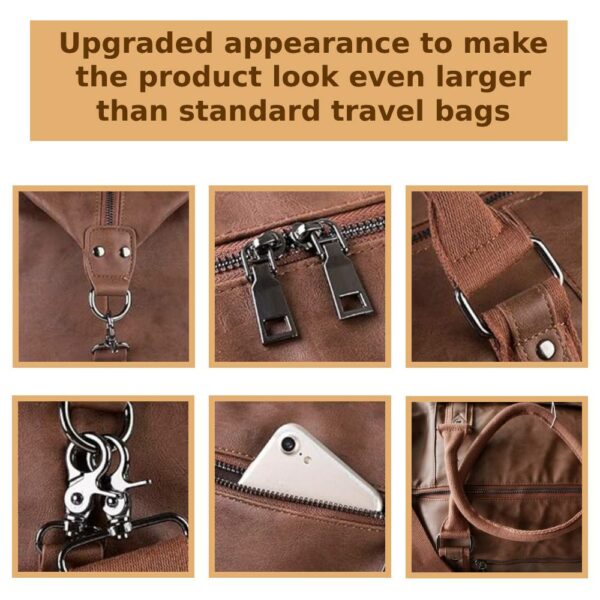 buy leather travel bag for men & women