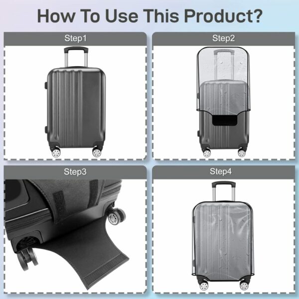 buy plastic suitcase covers online