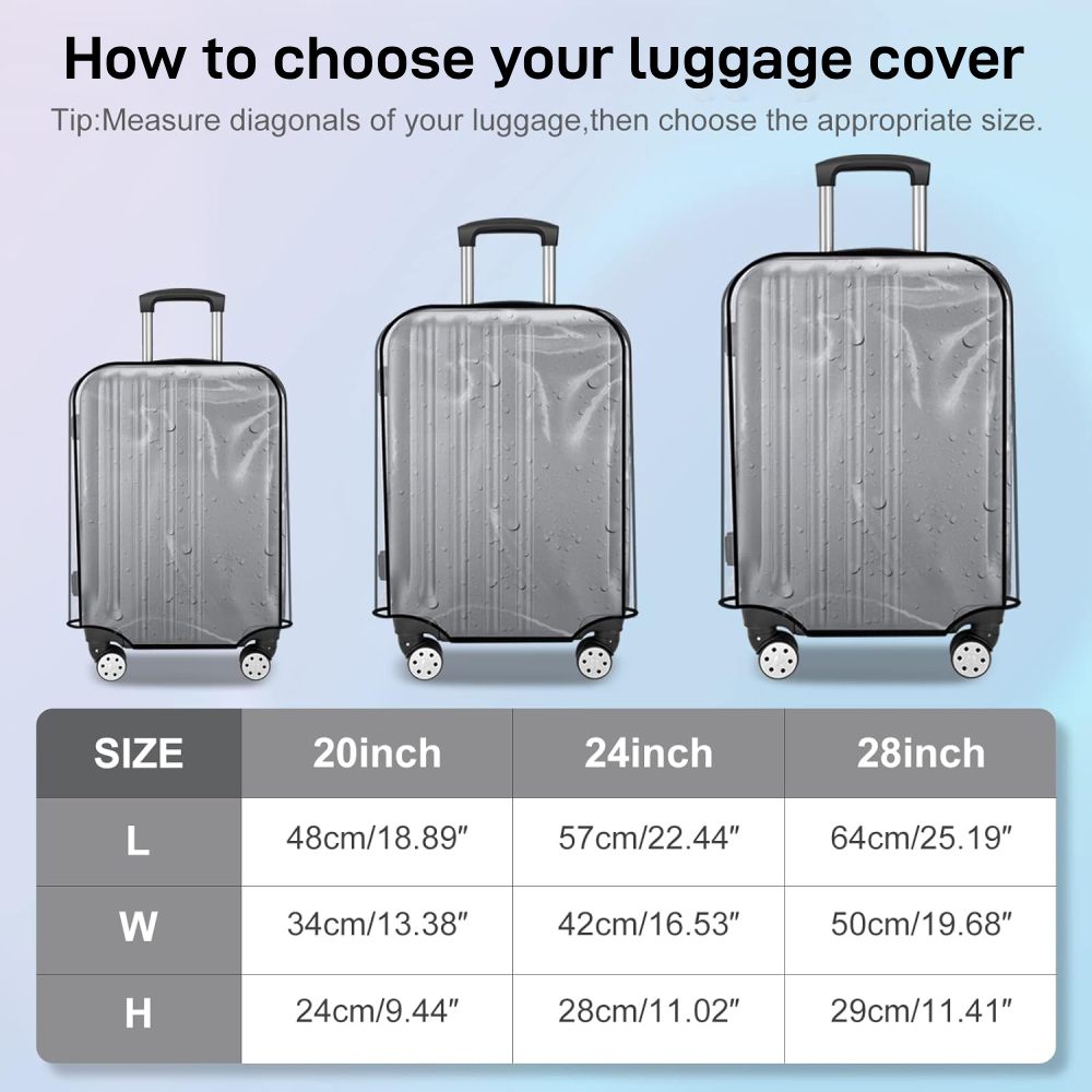 suitcase protective cover